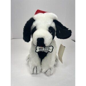 Big Dogs sportswear Christmas Santa Hat Plush Puppy Dog Stuffed Animal Toy 9”